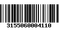 Código de Barras 3155060004110