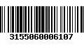 Código de Barras 3155060006107