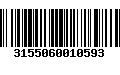 Código de Barras 3155060010593