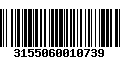 Código de Barras 3155060010739