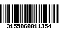 Código de Barras 3155060011354