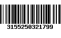 Código de Barras 3155250321799