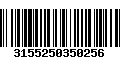 Código de Barras 3155250350256
