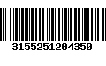 Código de Barras 3155251204350