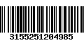 Código de Barras 3155251204985