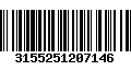 Código de Barras 3155251207146