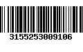 Código de Barras 3155253009106