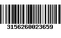 Código de Barras 3156260023659