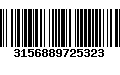 Código de Barras 3156889725323