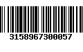 Código de Barras 3158967300057