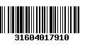 Código de Barras 31604017910