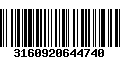 Código de Barras 3160920644740