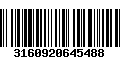 Código de Barras 3160920645488