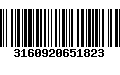 Código de Barras 3160920651823