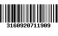 Código de Barras 3160920711909