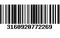 Código de Barras 3160920772269