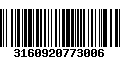 Código de Barras 3160920773006