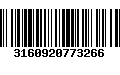 Código de Barras 3160920773266