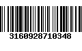 Código de Barras 3160928710348