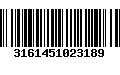 Código de Barras 3161451023189