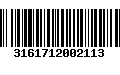 Código de Barras 3161712002113