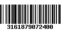 Código de Barras 3161879072400