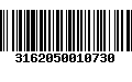 Código de Barras 3162050010730