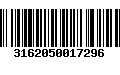 Código de Barras 3162050017296