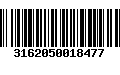 Código de Barras 3162050018477