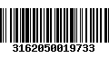 Código de Barras 3162050019733