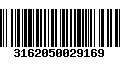 Código de Barras 3162050029169