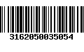 Código de Barras 3162050035054