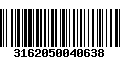 Código de Barras 3162050040638