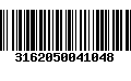 Código de Barras 3162050041048