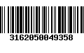 Código de Barras 3162050049358