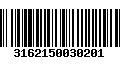 Código de Barras 3162150030201