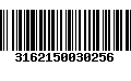 Código de Barras 3162150030256