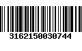 Código de Barras 3162150030744