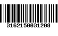 Código de Barras 3162150031208