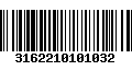 Código de Barras 3162210101032