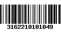 Código de Barras 3162210101049