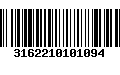 Código de Barras 3162210101094