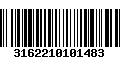 Código de Barras 3162210101483