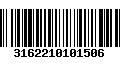 Código de Barras 3162210101506