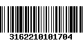 Código de Barras 3162210101704