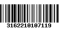 Código de Barras 3162210107119