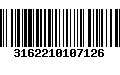 Código de Barras 3162210107126