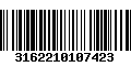 Código de Barras 3162210107423