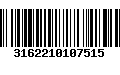 Código de Barras 3162210107515