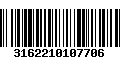 Código de Barras 3162210107706
